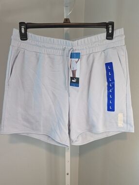 🆕️ Puma Women's Light Blue Athletic Shorts / Large